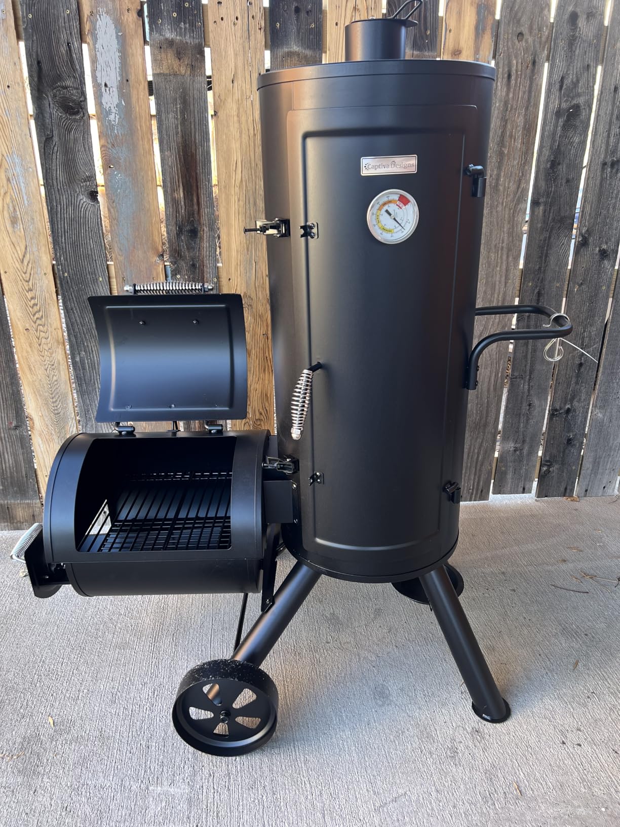 Captiva Designs Smoker Grill Extra Large Outdoor Charcoal Barbecue Grill customer photo 2