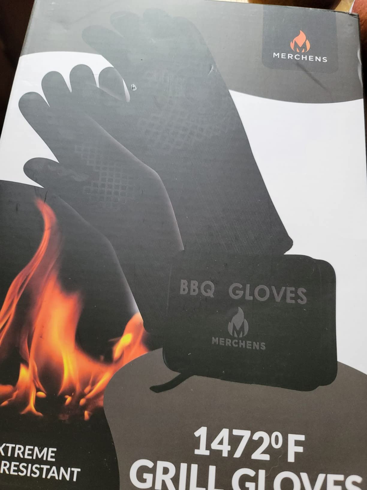 BBQ Grill & Oven Gloves 1472°F Heat Resistant - Fireproof, Non-Slip Silicone Mitts for Grilling, Smoking & Baking - Extra-Long Protection - Includes Storage Case & Luxury Gift Box | Pro Series customer photo 2