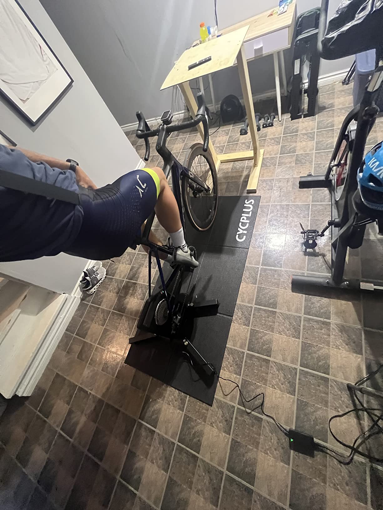 CYCPLUS Smart Bike Trainer, Brushless Motor, Gradient Simulator, BLE & ANT+ customer photo 1