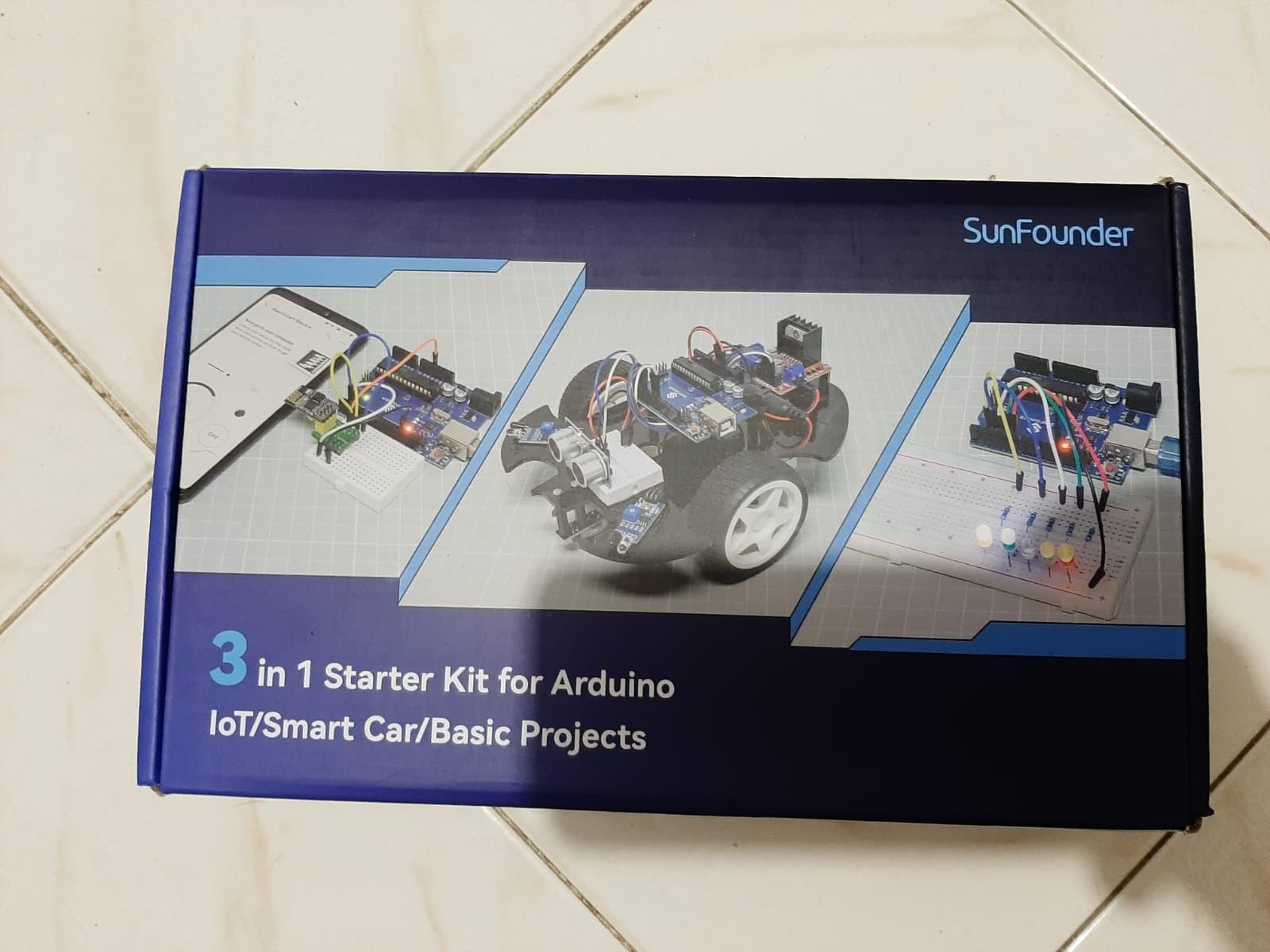 SunFounder Ultimate Starter Kit Compatible with Arduino UNO IDE Scratch, 3 in 1 IoT/Smart Car/Basic Kit customer photo 2