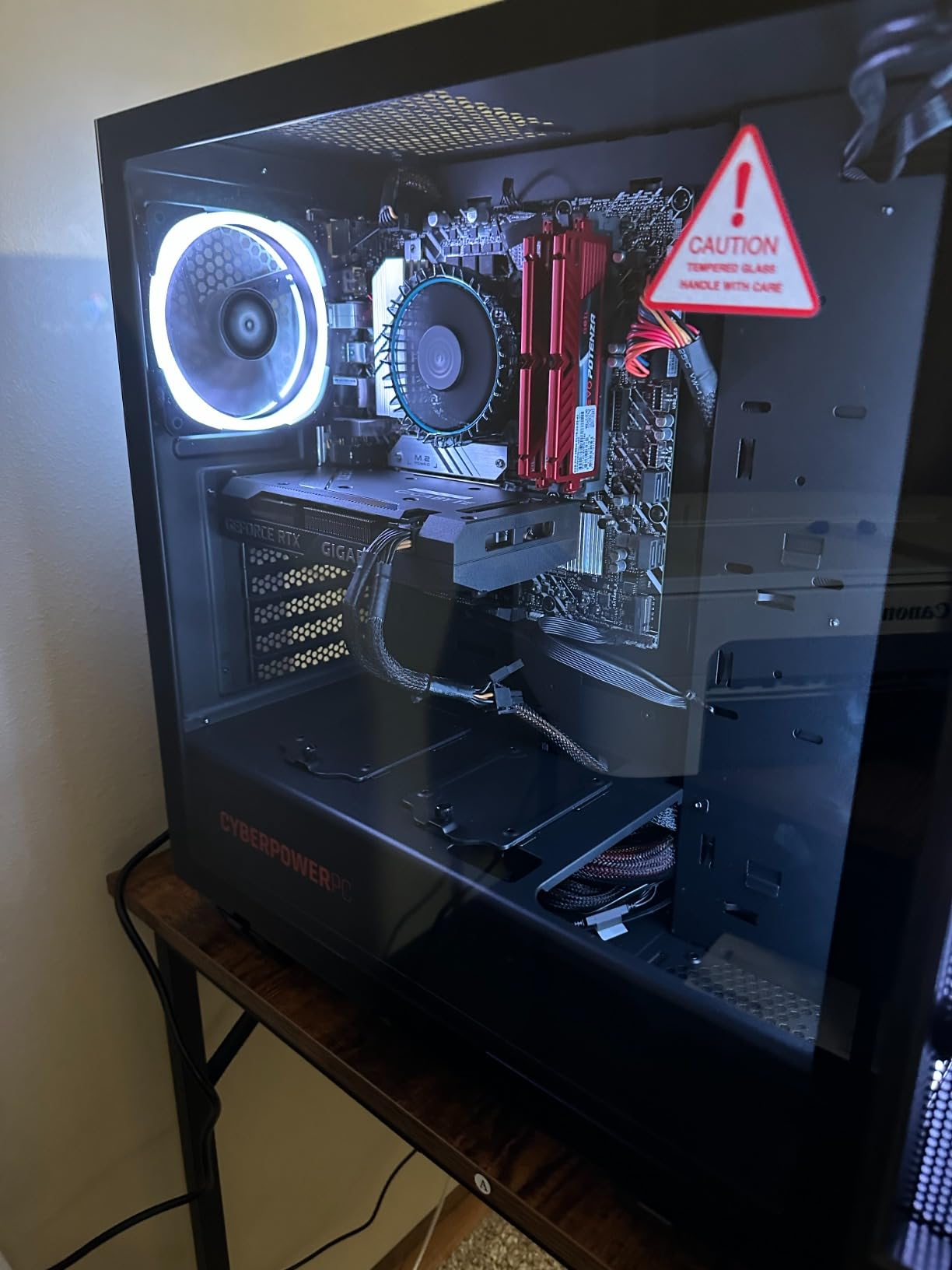 CyberpowerPC Gamer Xtreme VR Gaming PC, Intel Core i7-12700F 2.1GHz, GeForce RTX 3060 12GB, 16GB DDR4, 1TB NVMe SSD, WiFi & Win 11 Home (GXiVR8040A12) customer photo 2