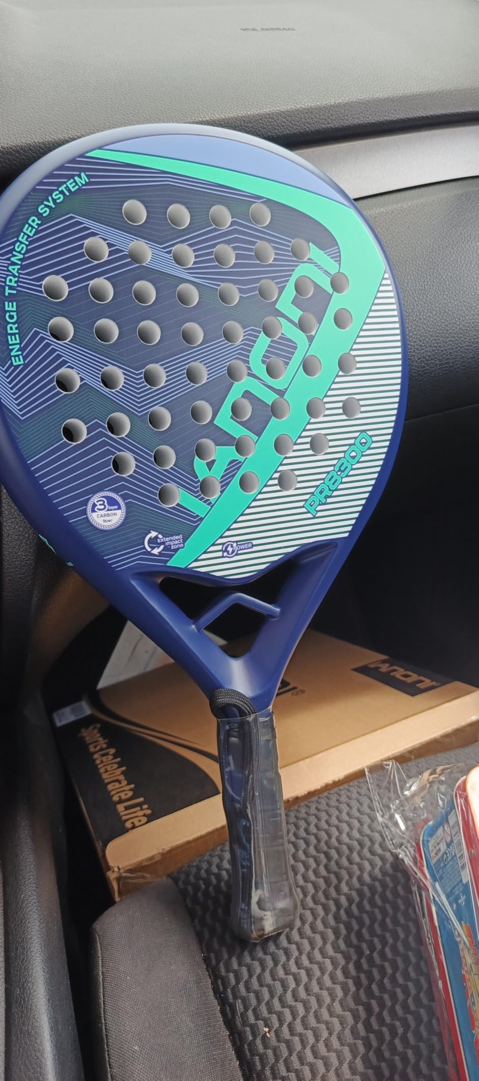 IANONI Padel Racket Carbon Fiber Surface with EVA Memory Flex Foam Core Padel Tennis Racquets Paddle Tennis Racket customer photo 2