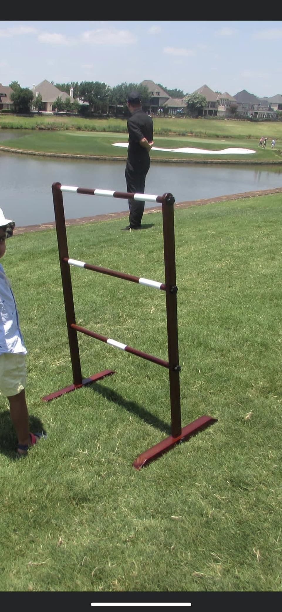 SWOOC Games Premium Wooden Ladder Ball Game Set (Weather Resistant) with Carrying Case customer photo 1