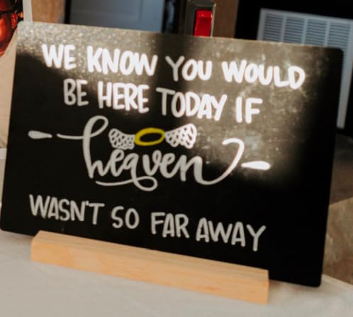 ONUPGO 8 x12 Inch Tabletop Chalkboard Sign with Base Stand, Menu Chalk Board Sign Store Food Signs, Message Boards for Party, Wedding, Tables Decoration, Bar and Restaurant customer photo 1
