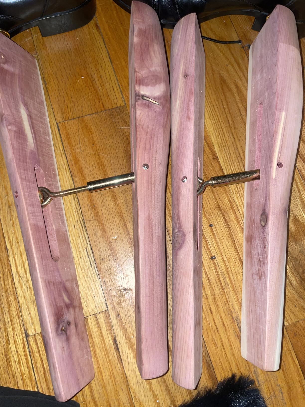 HOUNDSBAY Cedar Boot Tree Shaft Shaper, Tall Boot Inserts Shape Holders - Boot Trees, Stand for Men & Women customer photo 2
