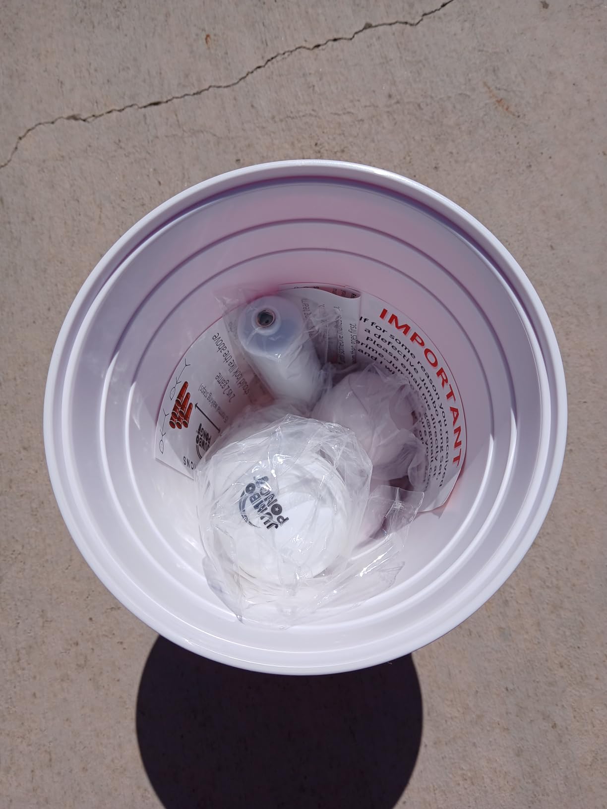 Giant Yard Pong Outdoor Games - Durable Giant Cups with Indoor/Outdoor Ball and Pump Included customer photo 2
