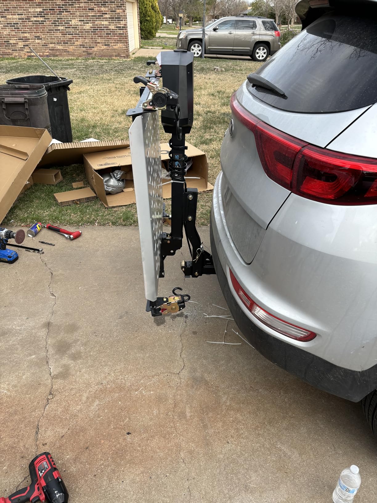 Silver Spring Electric Mobility Scooter Lift & Carrier - 350 lb Capacity, Hitch-Mount for Class II+ Vehicles, 38