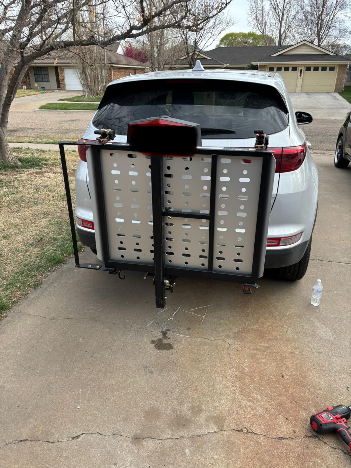 Silver Spring Electric Mobility Scooter Lift & Carrier - 350 lb Capacity, Hitch-Mount for Class II+ Vehicles, 38