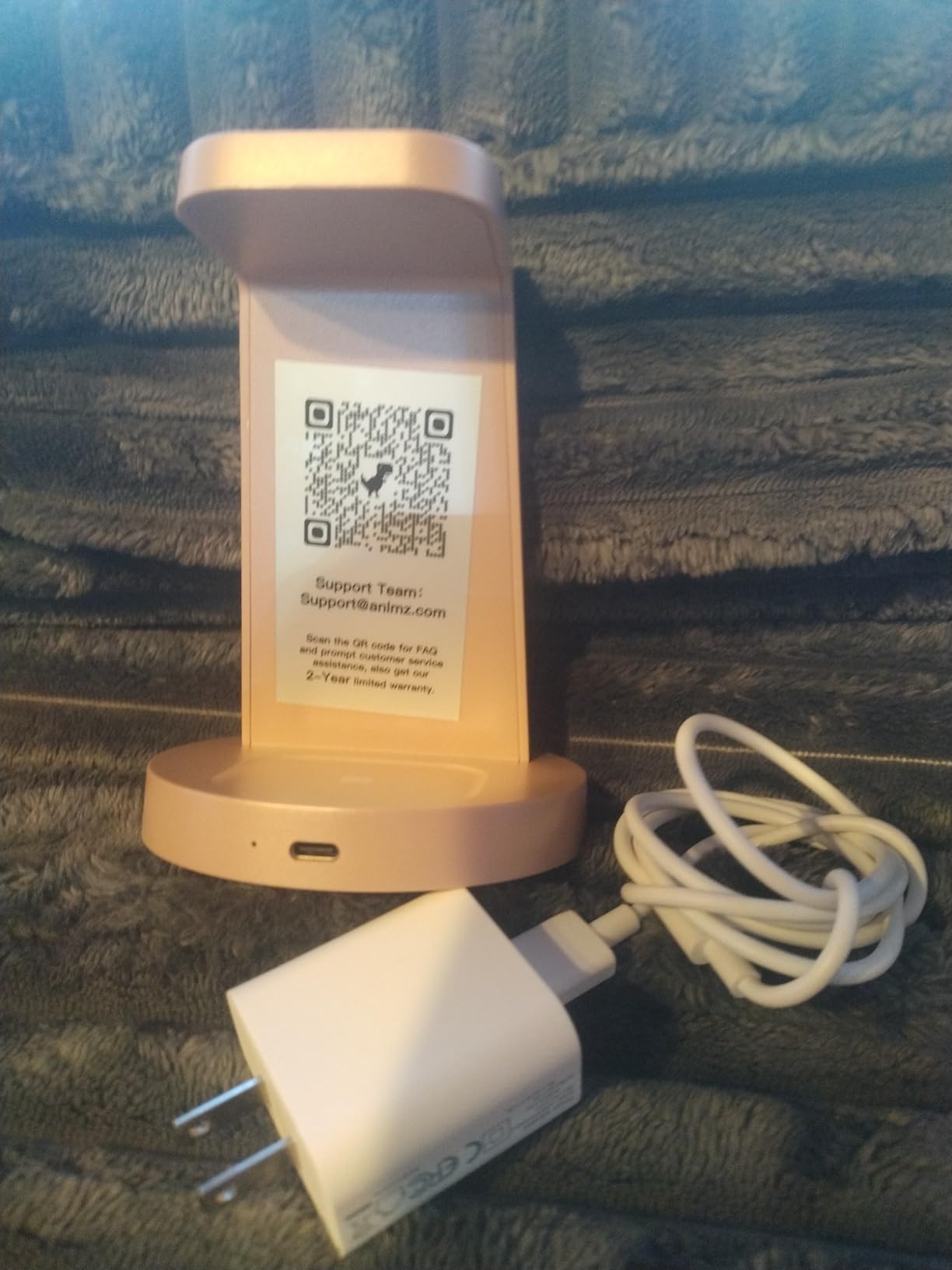 Anlmz 3 in 1 Charging Station for iPhone, Wireless Charger for iPhone 17 16e 16 15 14 13 12 11 X Pro Max & Apple Watch - Wireless Charging Station for AirPods 4 3 Pro customer photo 2