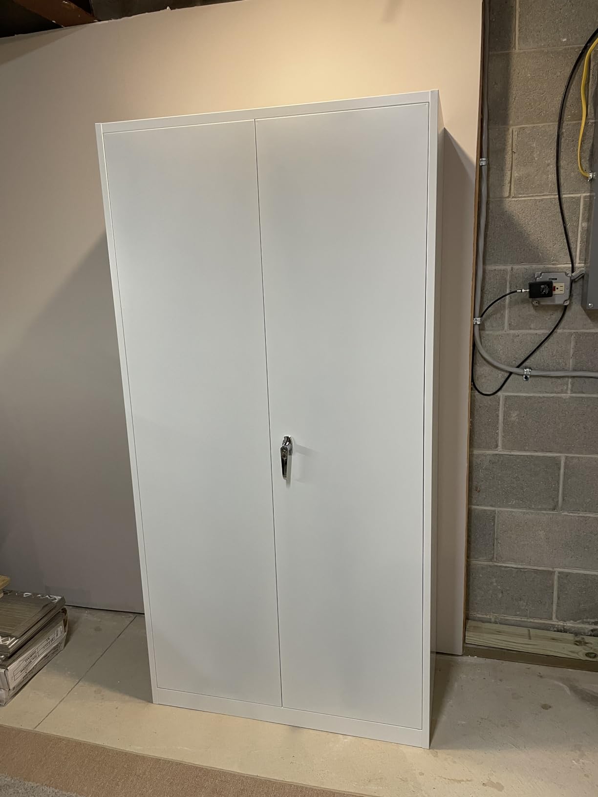 Greenvelly Metal Lockable Storage Cabinet, 72