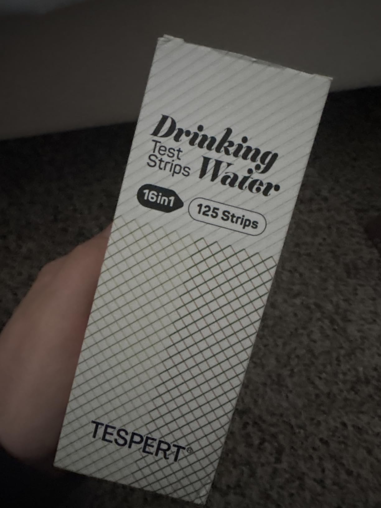 TESPERT Drinking Water Test Strips 125ct 16 in 1 - 30s Quick Screening for Hardness, pH, Iron, Nitrite, Copper, Chlorine, Nitrite, Carbonate,Lead, Alkalinity...Well, Tap, Home, City Water Testing customer photo 1