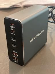 Aluminum Alloy 260W USB C Charger GaN Fast USB C Charging Station 7 Ports 65W Laptop Charger for MacBook Pro/Air/iPad Pro/iPhone (Gray) customer photo 2