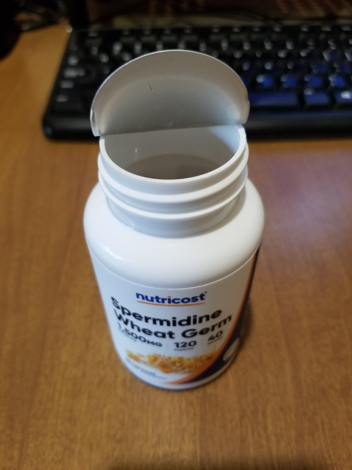 Nutricost Spermidine Wheat Germ Extract Supplement, 1500mg Wheat Germ Extract, 120 Capsules - 15mg Equivalent Spermidine Per Serving, 40 Servings, Vegetarian and Non-GMO customer photo 2