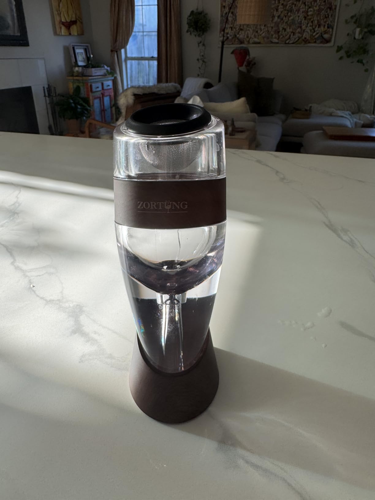 Wine Aerator Decanter Pourer with Strainer for Sediment Stand Travel Bag Diffuser Airarator Filter Aireators Pour Airrater for Red and White Wine Christmas Idea Gifts customer photo 1