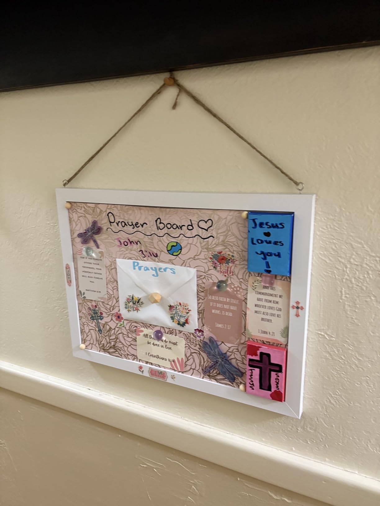 2-Pack Double-Sided Cork Board with Linen, 16