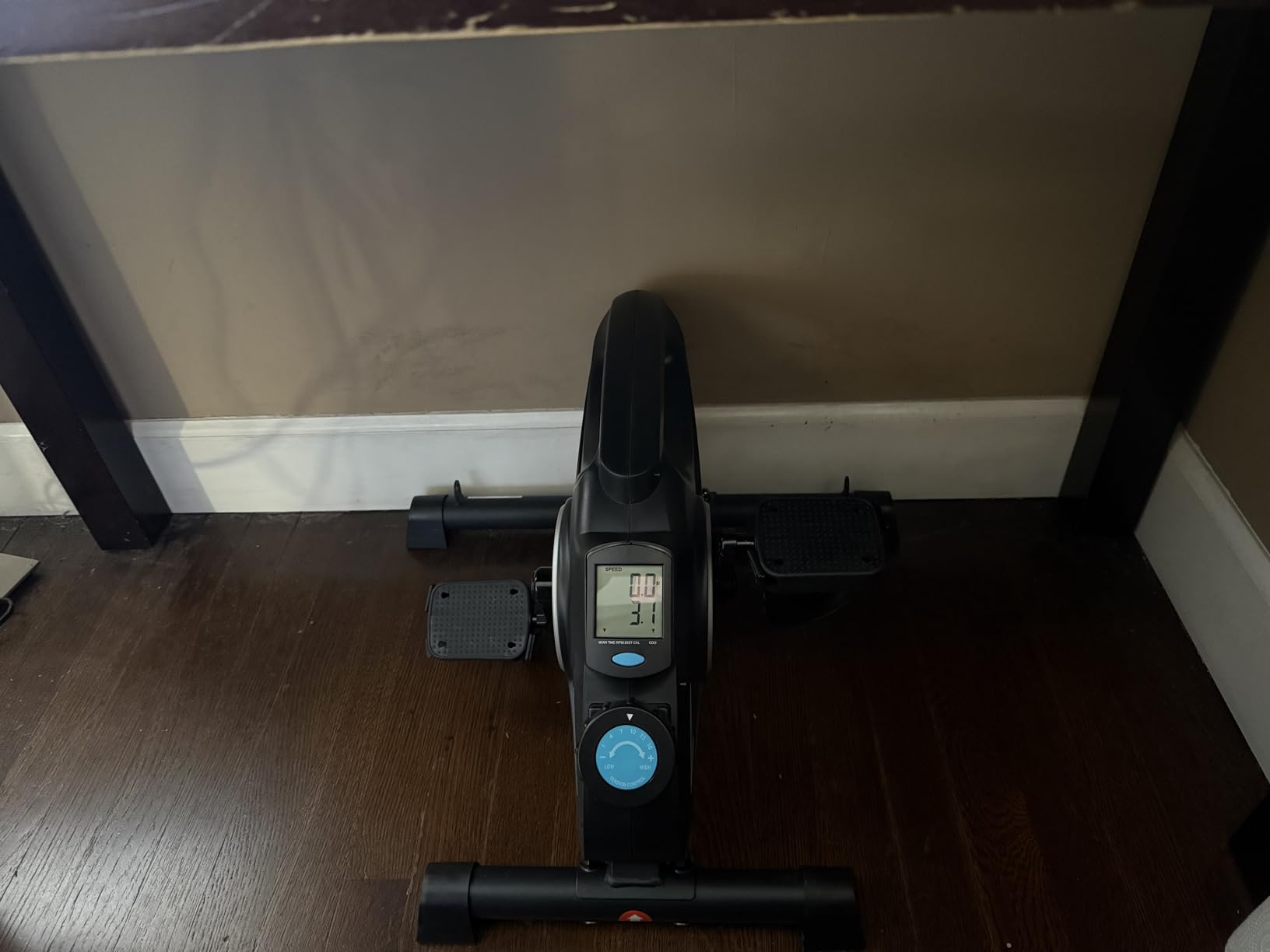 Under Desk Bike Pedal Exerciser, Quiet Magnetic Mini Exercise Bike with MERACH App for Arm, Leg Recovery, Physical Therapy, Smooth Foot Desk Cycle customer photo 2