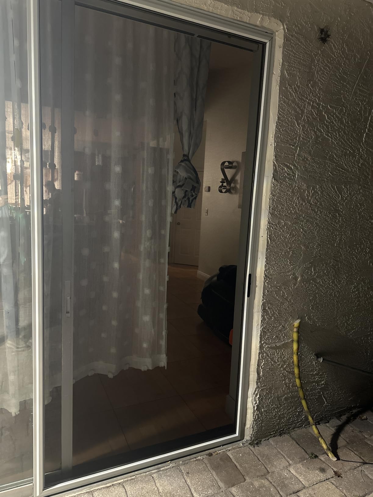 Custom Size Sliding Patio Screen Door Kit - Made to Order Aluminum Frame, Assembly Required, Locking Handle, 5 Color Options, Optional PetScreen Mesh customer photo 1