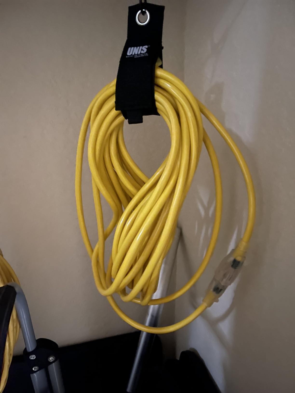 POWGRN 50 ft 12/3 Outdoor Extension Cord Waterproof Heavy Duty with Lighted Indicator End 12 Gauge 3 Prong, Flexible Cold-Resistant Long Power Cord Outside, 15Amp 1875W SJTW Yellow ETL Listed customer photo 1