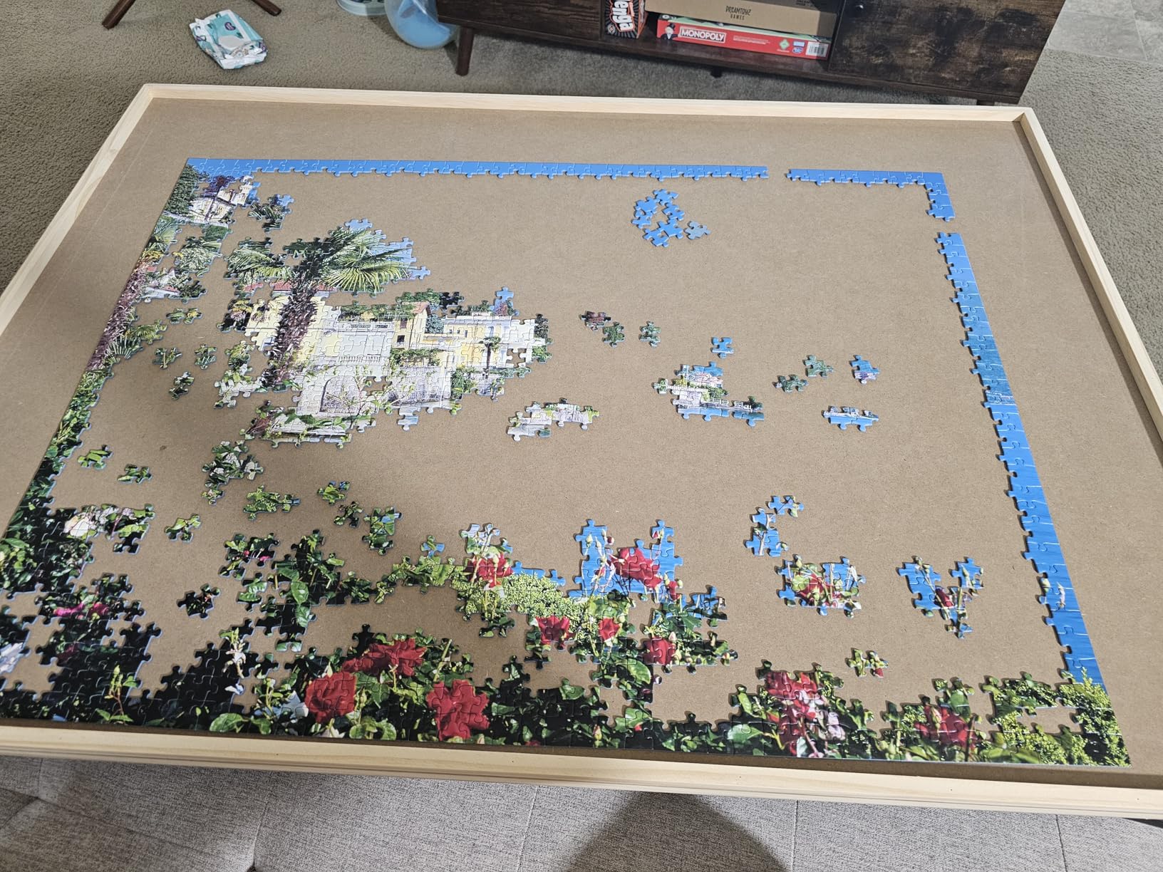 ALL4JIG 2000 Piece Rotating Puzzle Board with 4 Drawers and Cover, 28.5