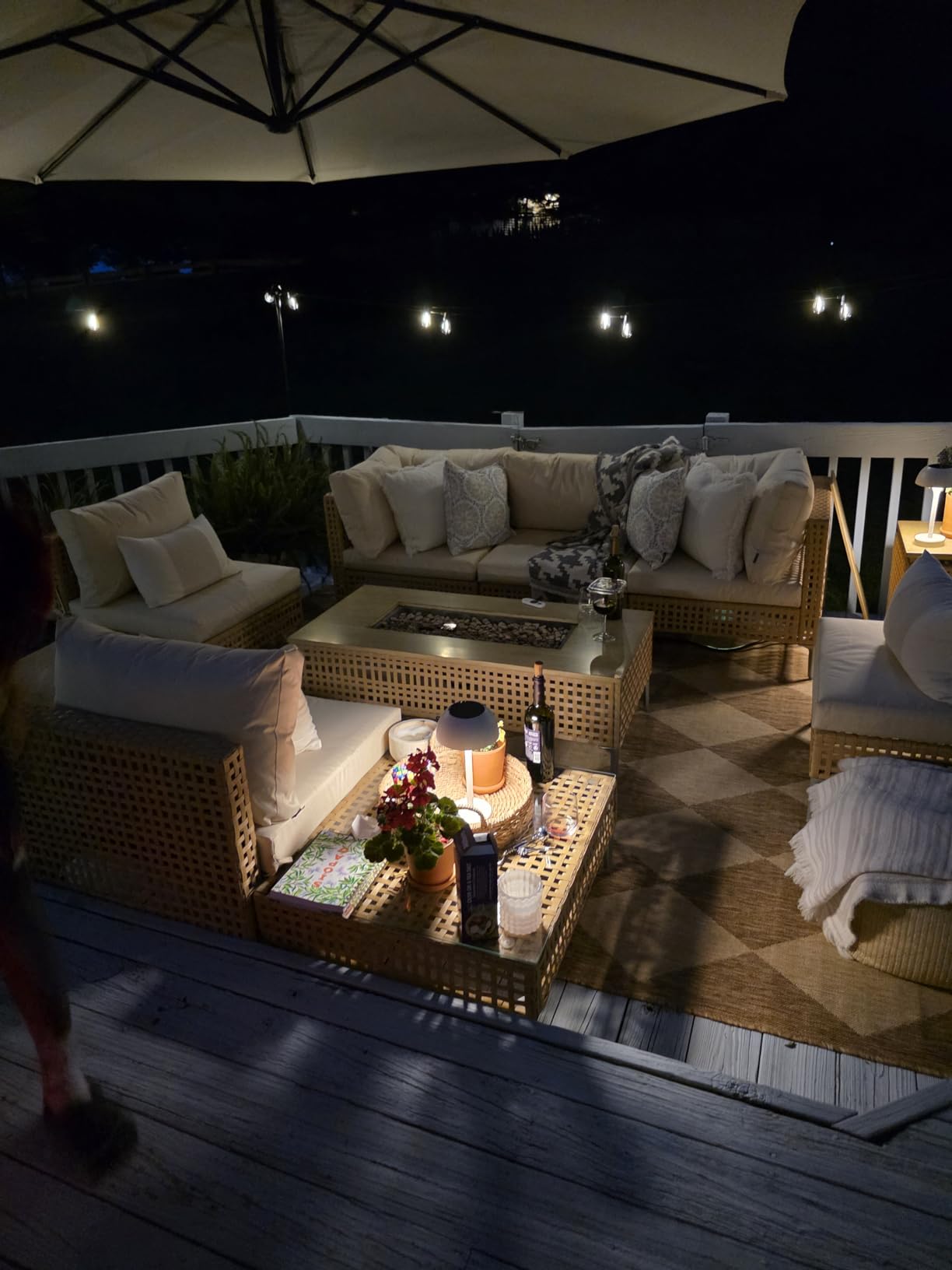 Grand patio 7-Piece Wicker Patio Furniture Set, Boho Outdoor Conversation Set Sectional Sofa with Water Resistant Thick Cushions and Coffee Table, Cream customer photo 1