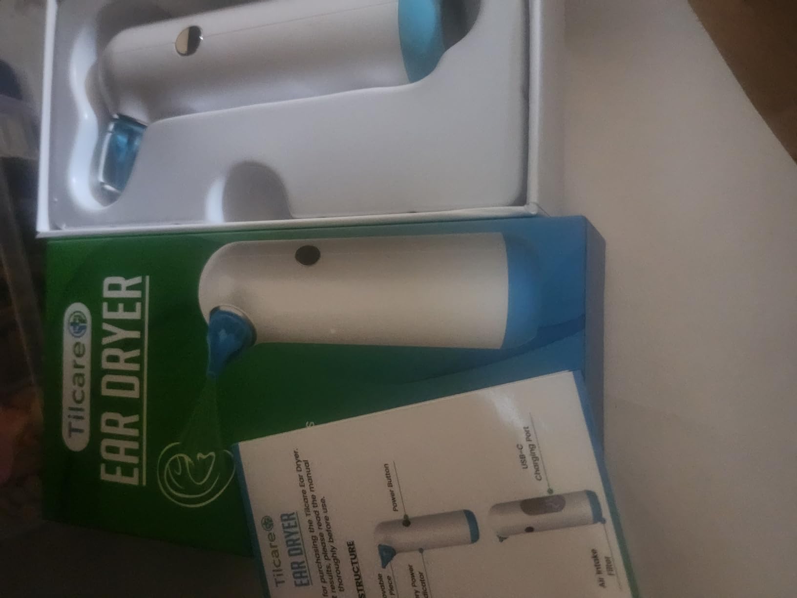 Electric Ear Dryer for Swimmer's Ear by Tilcare - Rechargeable Ear Drying Water Remover for Swimming, Showering, and Hearing Aids - Comes with 3 Ear Drying Tips & Carrying Pouch customer photo 1