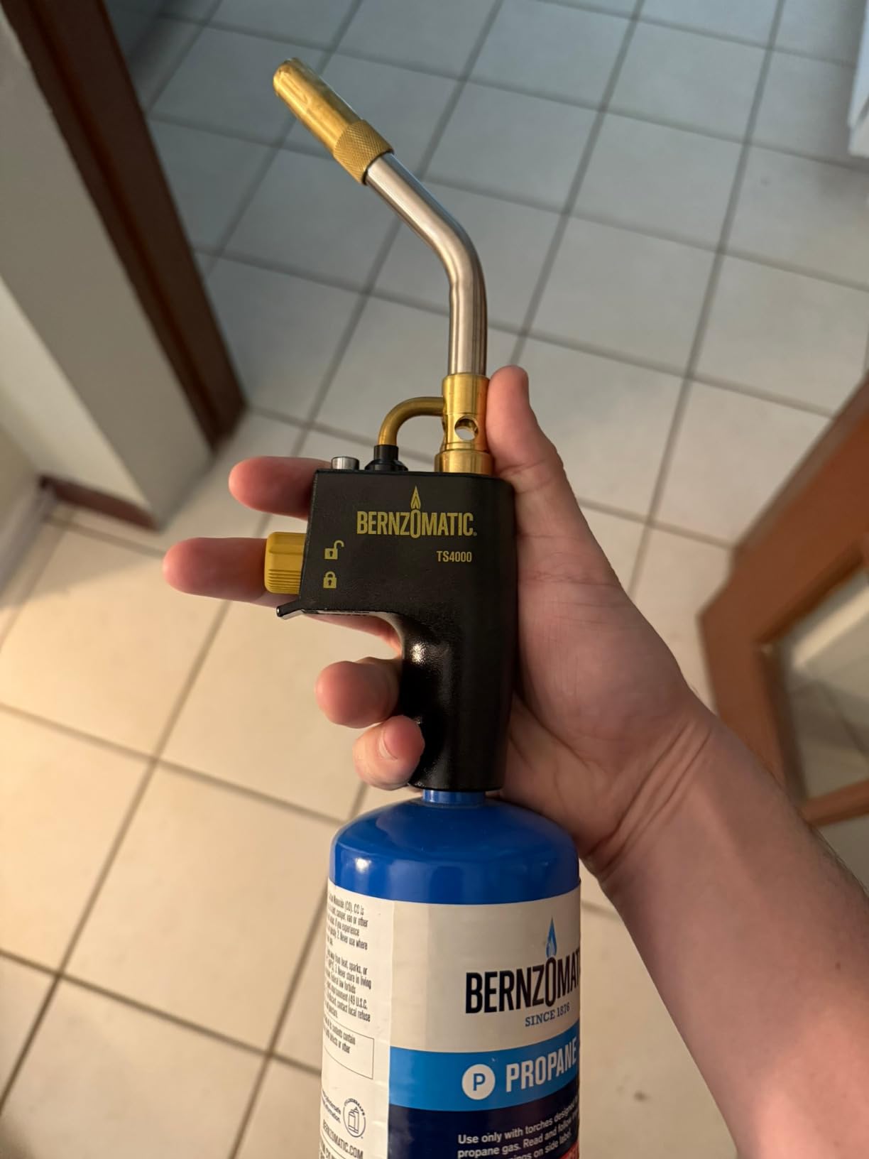 Bernzomatic TS4000 Trigger Start Torch 361524 (TS4000 Torch + 3 Pack Map Pro Gas) customer photo 2