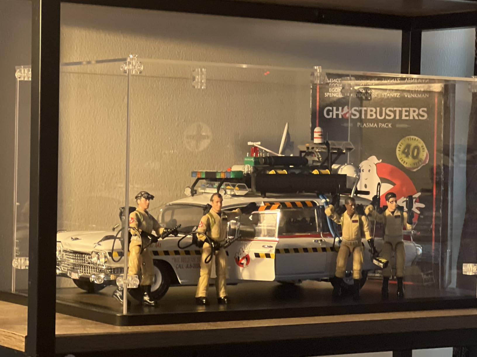 Acrylic Display Case 8x8x12 inch - 3mm Thick Acrylic Display Box with Black Wooden Base, Assemble Dustproof Showcase Clear Display Case for Collectibles Figures Lego Helmet Doll Toys Models customer photo 2
