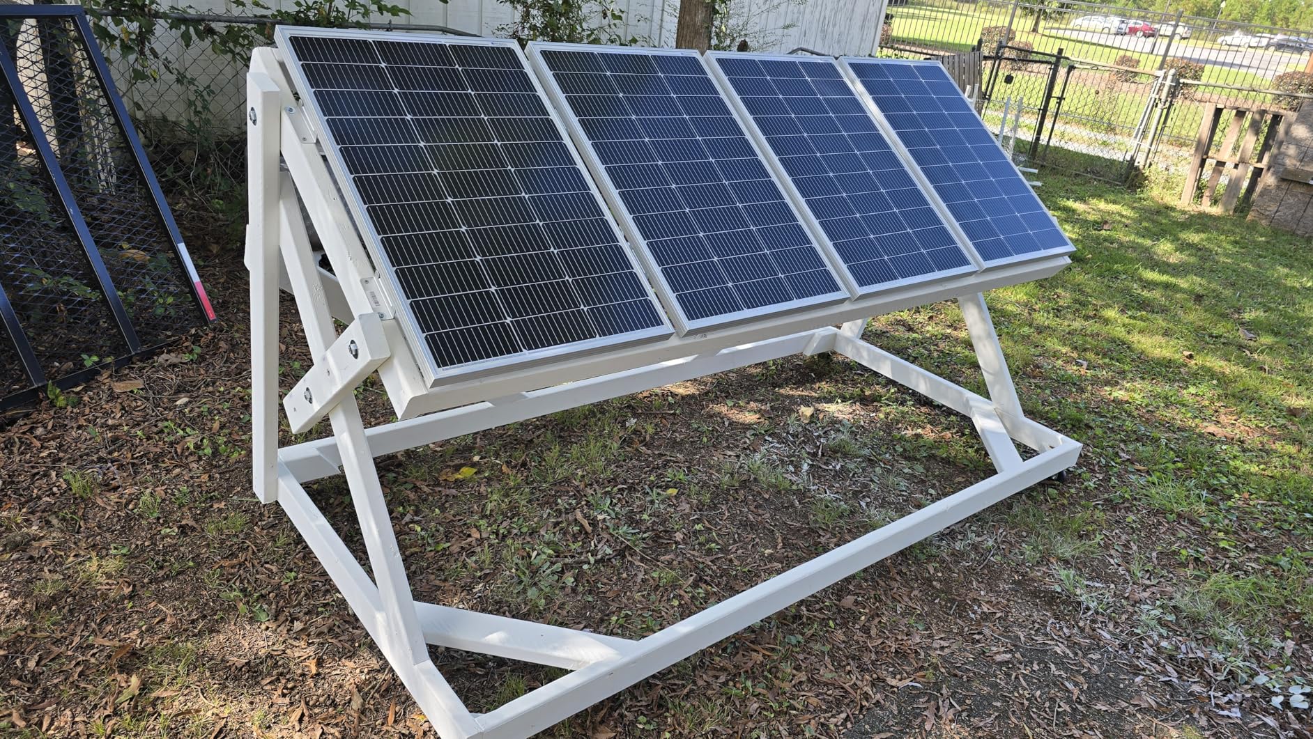 ECO-WORTHY 400 Watt 12 Volt Premium Solar Panel Kit: 4pcs 100W Solar Panel+ 40A MPPT Charge Controller+ Bluetooth Module+ Mounting Z Brackets, 400W 12V Solar Power Off Grid System for Home, RV, Boat. customer photo 2