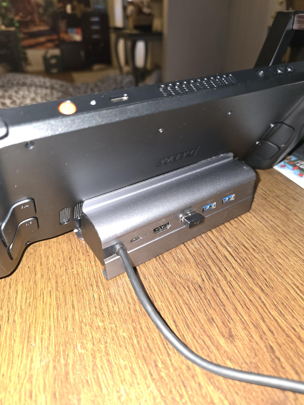 Docking Station for Steam Deck ROG Ally, 6 in 1 Stream Deck Dock with HDMI 2.0 4K@60Hz, 1000Mbps Gigabit Ethernet, 3 USB-A 3.0 and 100W Full Speed Charging USB-C Port Compatible with Valve Steam Deck customer photo 1
