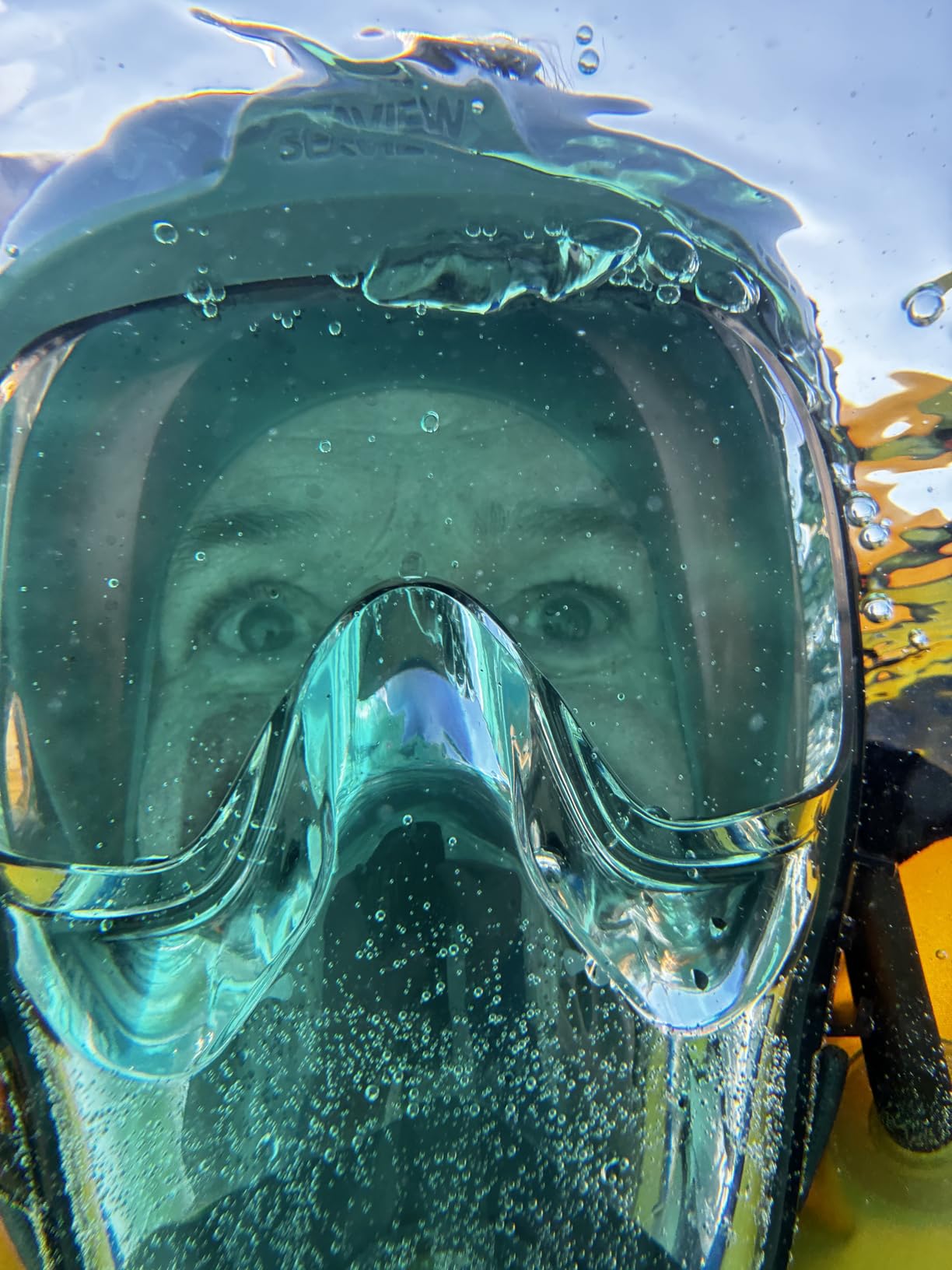 Seaview 180 V3 Full Face Snorkel Mask Adult- The V3 is The Perfect Snorkeling Gear for Adults- Snorkel Mask with 180 Panoramic Viewing and Up to 600% Easier Breathing- Patented Flowtech Air Intake customer photo 2