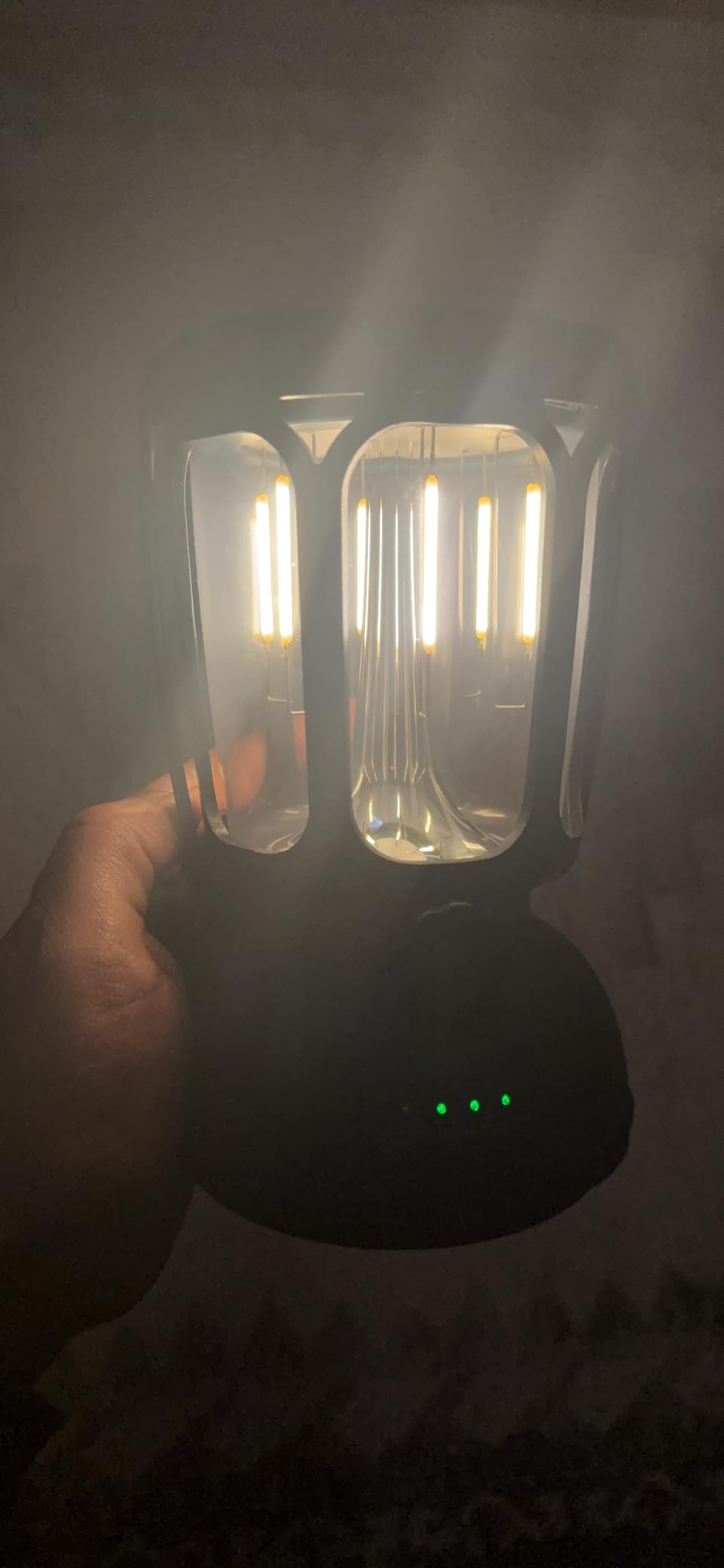Raynic 6000 LED Camping Lantern Rechargeable, 650LM Hand Crank Solar Camping Light, Portable Battery Powered Lantern for Emergency, Power Outage, Hurricane, Outdoors customer photo 2