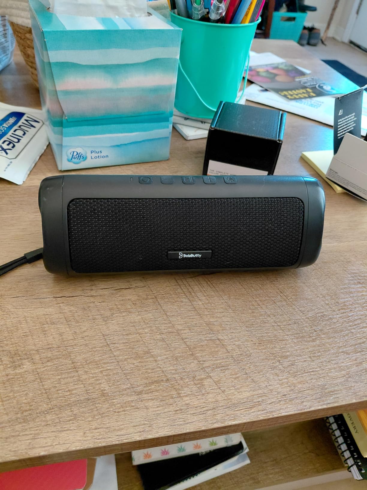 Bluetooth Speaker, 20W HD Sound, Portable Wireless, IPX5 Waterproof, Up to 24H Playtime, TWS, for Home/Party/Outdoor/Camping/Beach Essentials, Birthday Gift for Fathers Day Men Dad Husband (Black) customer photo 2
