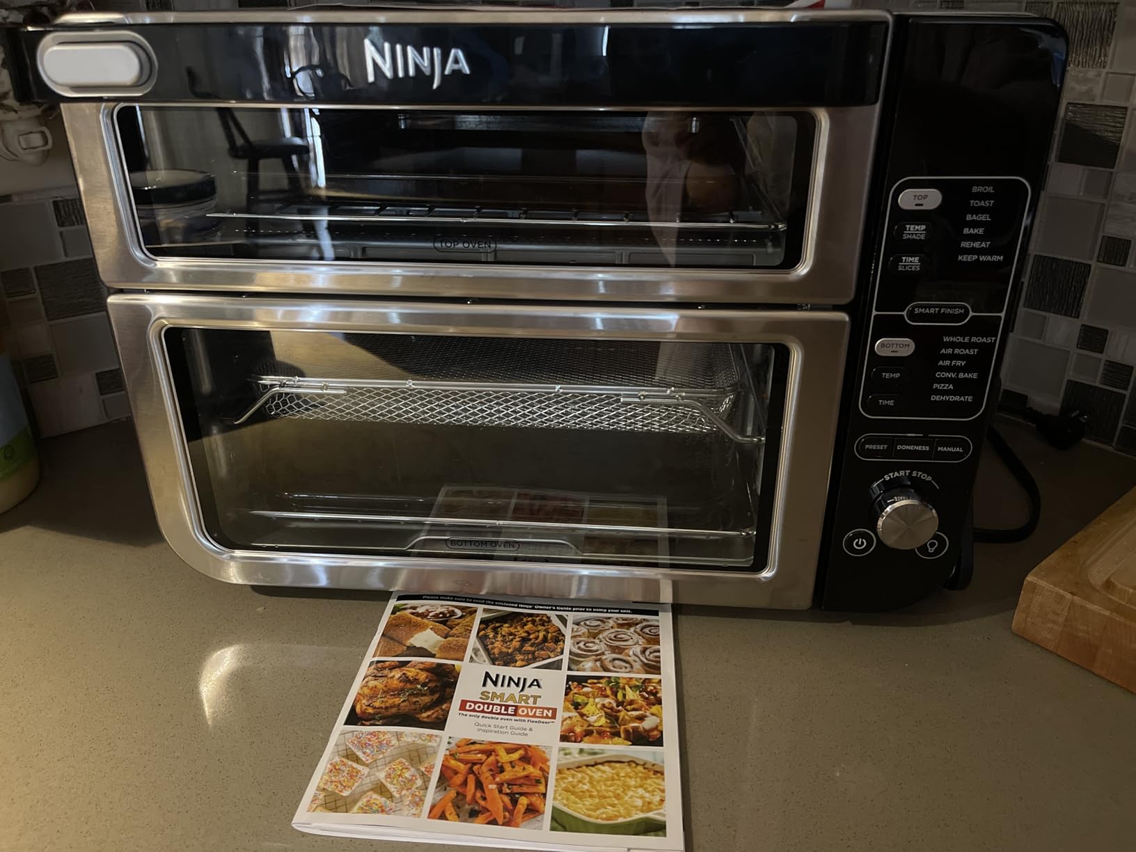 Ninja DCT451 12-in-1 Smart Double Oven with FlexDoor, Thermometer, FlavorSeal, Smart Finish, Rapid Top Convection and Air Fry Bottom , Stainless Steel customer photo 1
