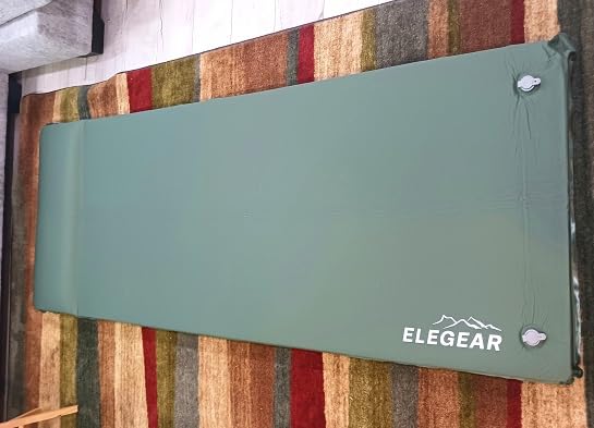 Elegear Self Inflating Sleeping Pad with Pillow 26D Memory Foam 3.15