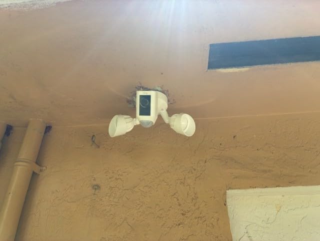 Ring Floodlight Cam Wired Plus with All-new Ring Indoor Cam, White - Bundle customer photo 2