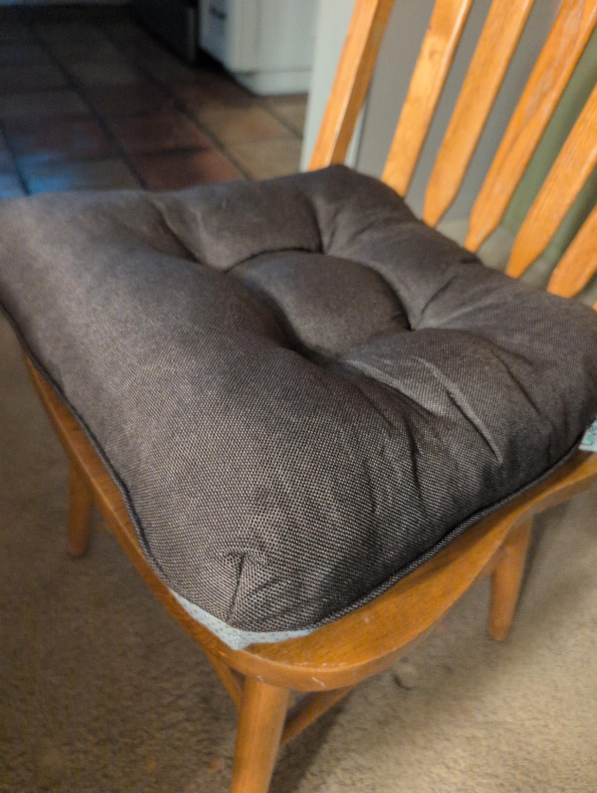 Love's cabin Memory Foam Chair Cushions Set of 4, 15.5