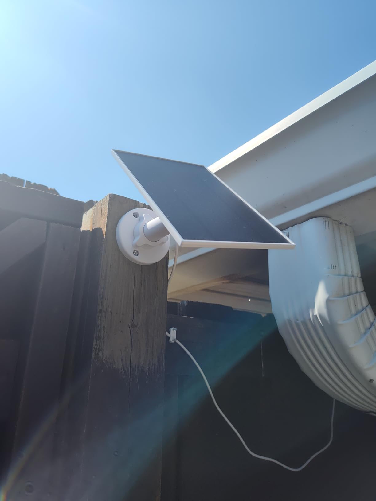 aosu Solar Security Camera Wireless Outdoor with Panoramic PTZ, Human Auto Tracking, 2K Night Vision, Light and Sound Alarm, 2-Way Audio, Works with Alexa/Google Assistant for Home Surveillance customer photo 2