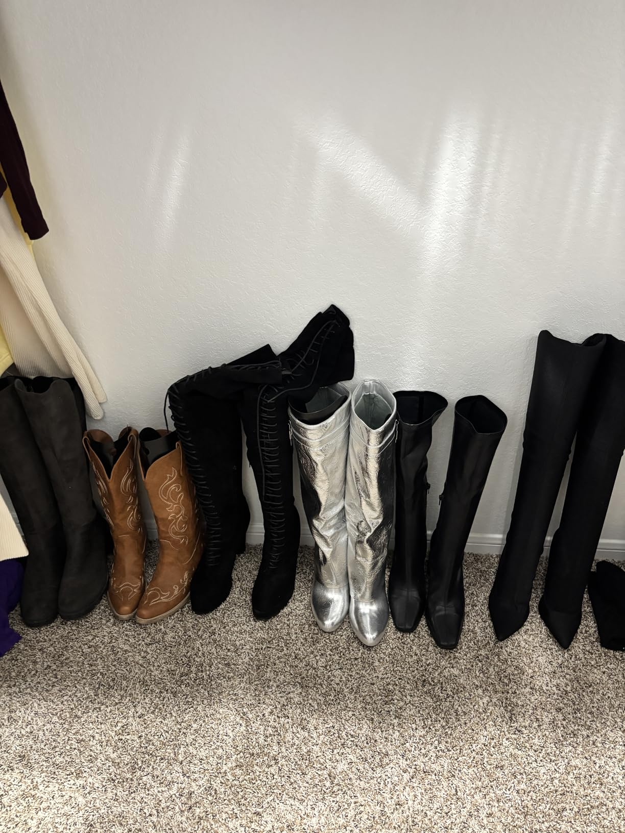 Coume 30 Pieces (15 Pairs) Boot Shapers Form Inserts Keeper Tall Boots Support Holders for Women Men customer photo 1