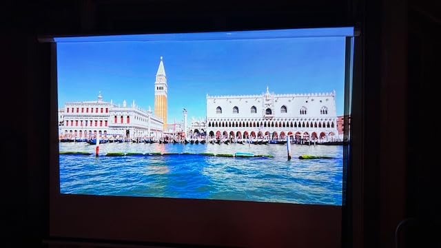 Projector 4K with Google TV, YABER K2s WiFi 6 Bluetooth Projector, Sound by JBL, Dolby Audio, Auto Focus & Keystone, Native 1080P 4K Supported Outdoor Movie Projector with Netflix 7000+ Apps customer photo 1