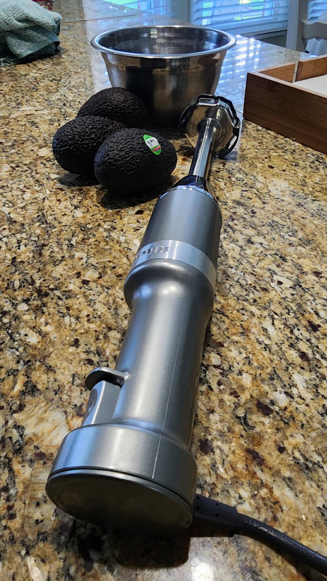 KitchenAid Variable Speed Corded Hand Blender, KHBV53, Contour Silver customer photo 1