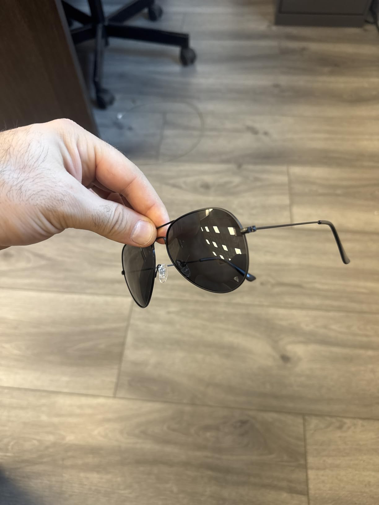Polarized Sunglasses for Men, Lightweight Sun Glasses with UV Protection for Driving Fishing Golf customer photo 2