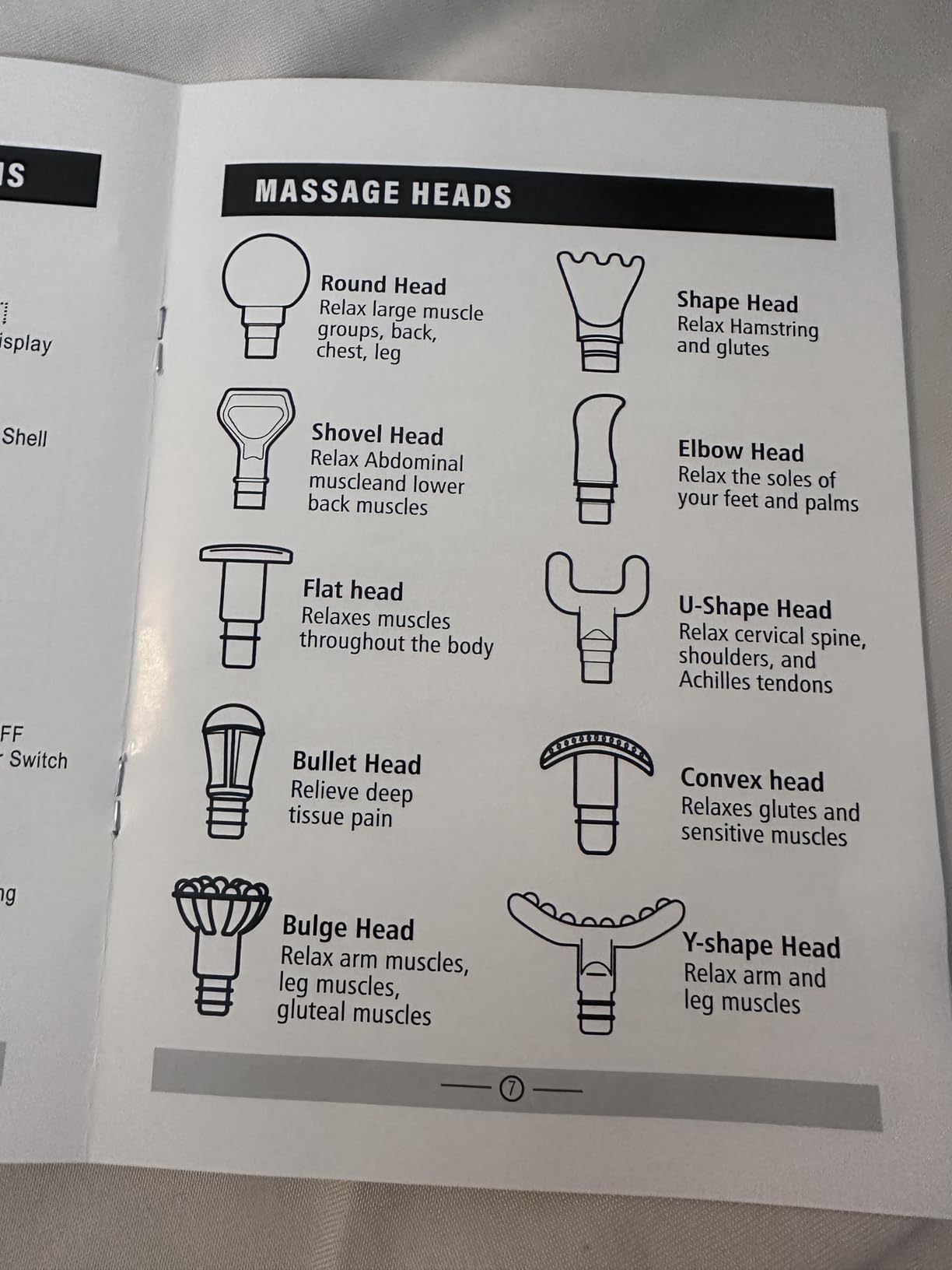 TOLOCO Massage Gun Deep Tissue, Percussion Massage Gun with 10 Replacement Heads, Super Quiet Portable Electric Massager for Athletes (Black) customer photo 1