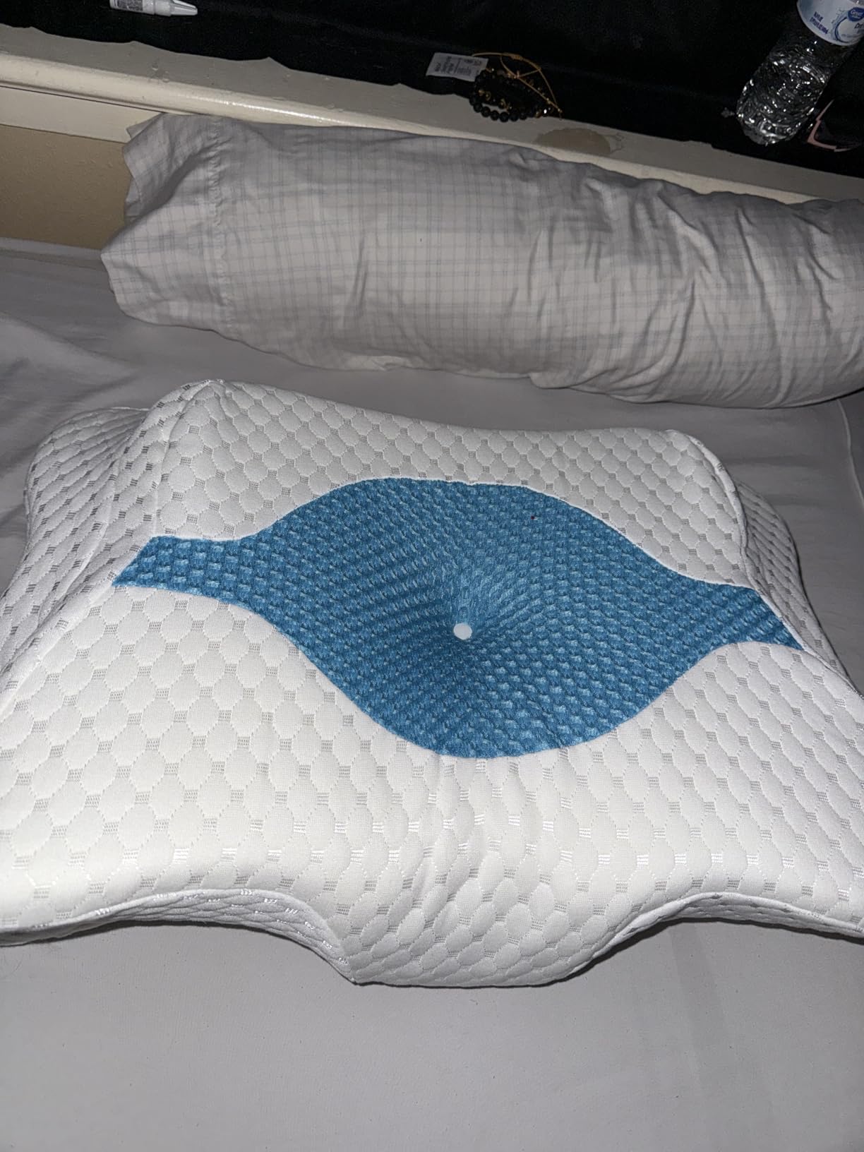Memory Foam Pillows, Cervical Pillow for Neck and Shoulder Pain Relief, Ergonomic Contour Bed Pillow, Soft for Side Sleep Stomach Sleeping and Back Sleeper customer photo 1