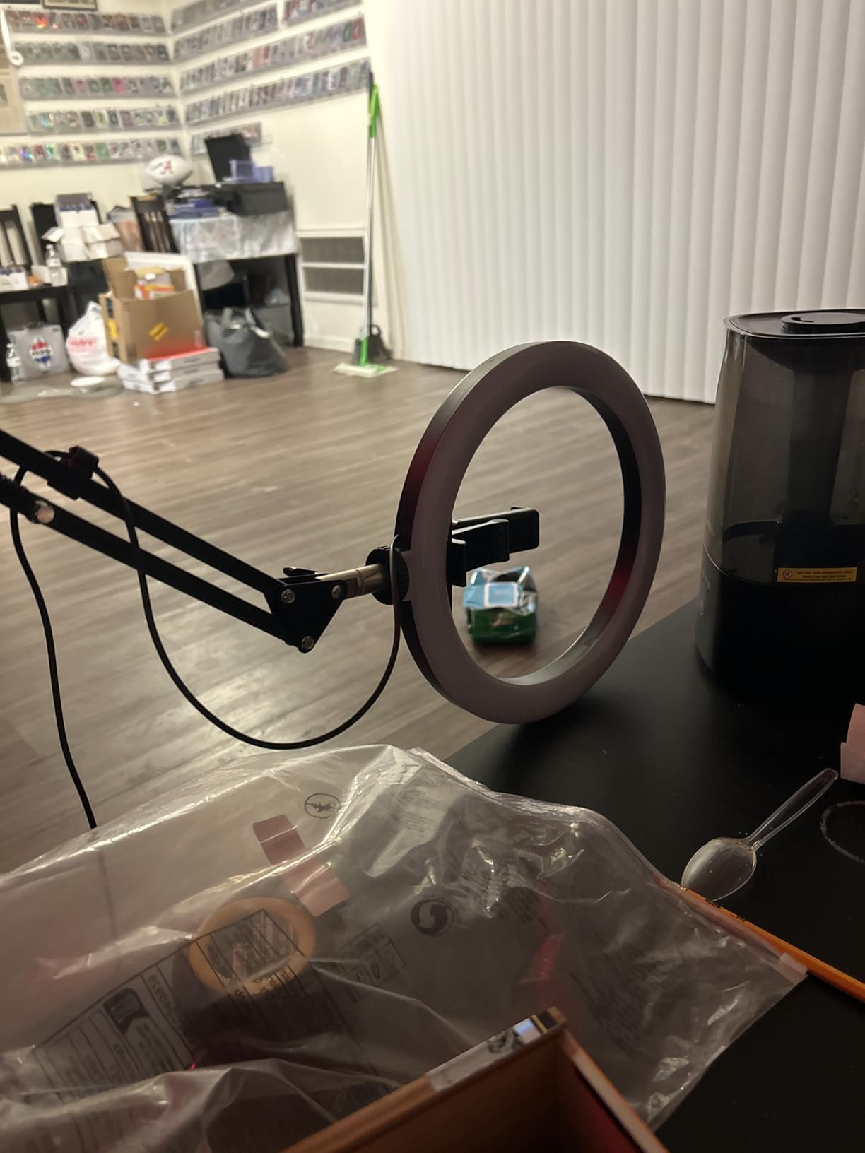 Upgrade Ring Light Overhead Camera Phone Mount for Desk, Evershop 10
