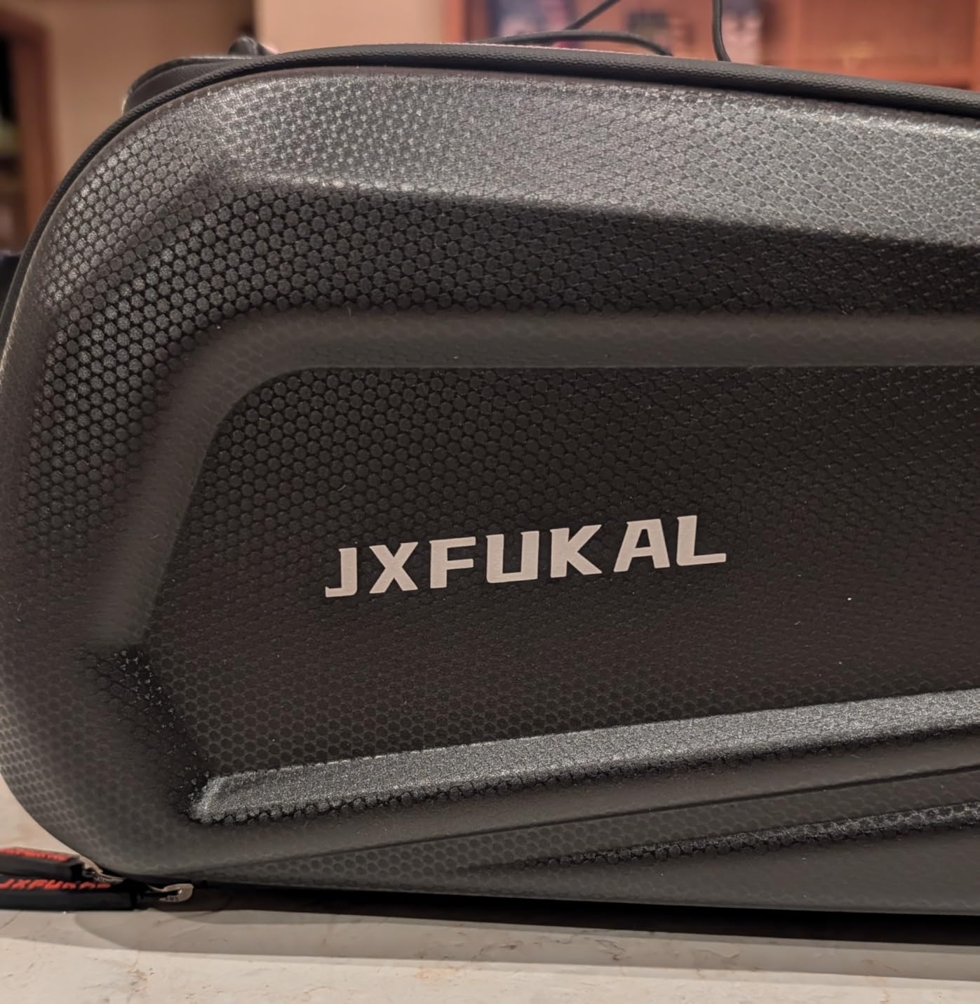 JXFUKAL Bike Bags for Bicycle Rear rack - 9.5L/17L/40L Hard Shell Ebike Bag | Waterproof Reflective Bike trunk Pannier Saddle Seat Carrier, with Rain Cover & Shoulder Strap, for Commuter Travel Outdoor customer photo 1