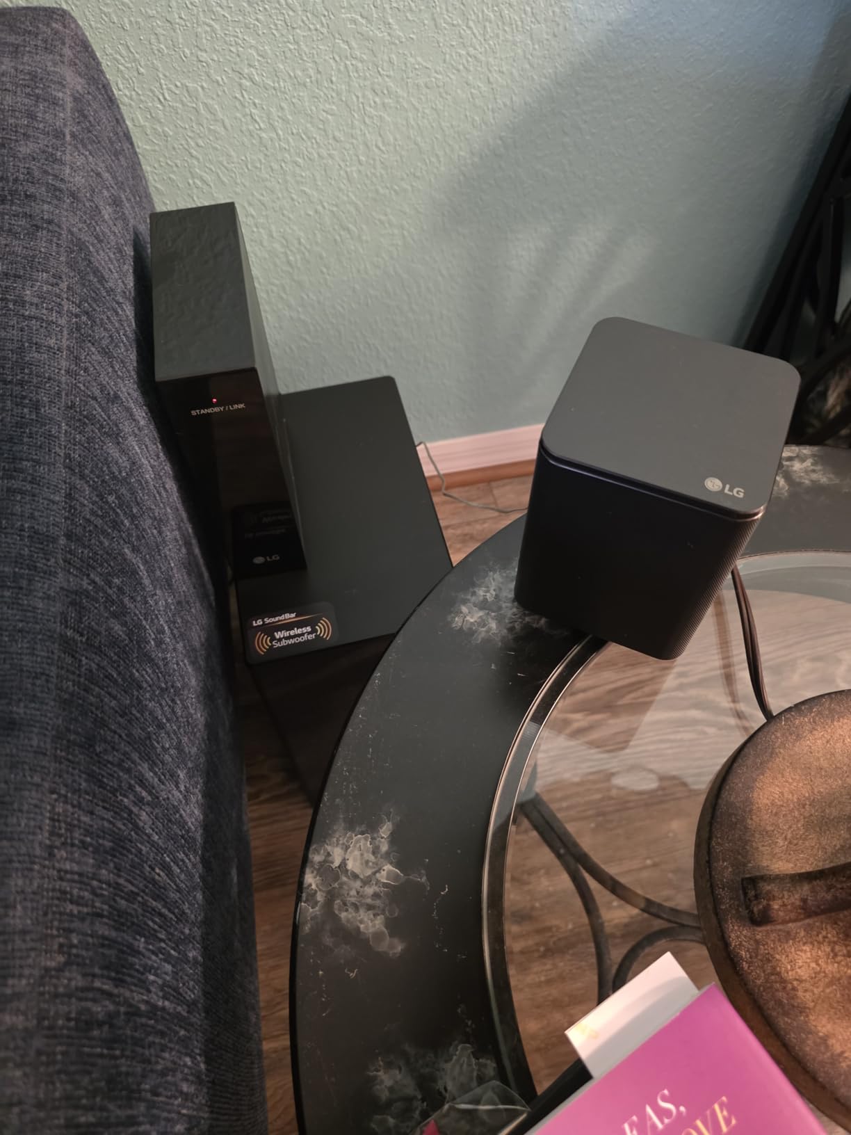 LG SP7R 7.1 Channel High Res Audio Sound Bar with Rear Speaker Kit (Renewed) customer photo 1