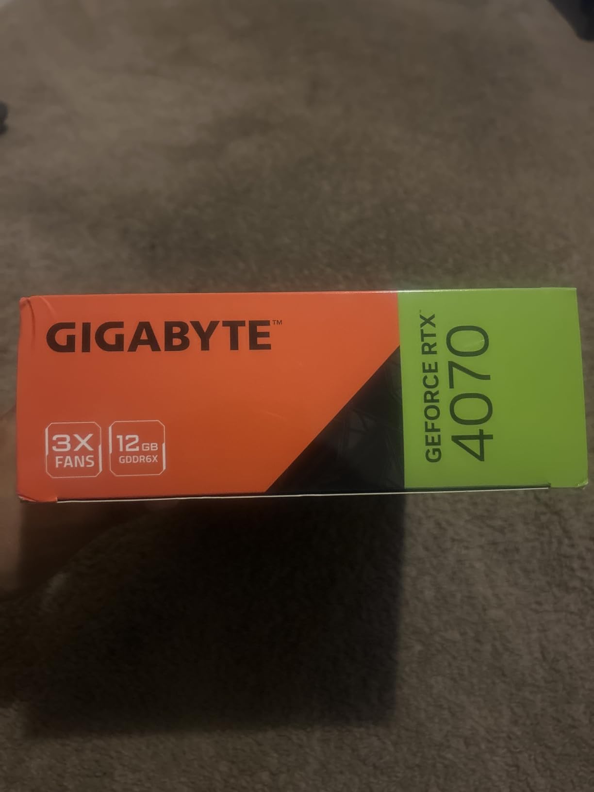 GIGABYTE GeForce RTX 4070 WINDFORCE OC 12G Graphics Card, 3X WINDFORCE Fans, 12GB 192-bit GDDR6X, GV-N4070WF3OC-12GD customer photo 1