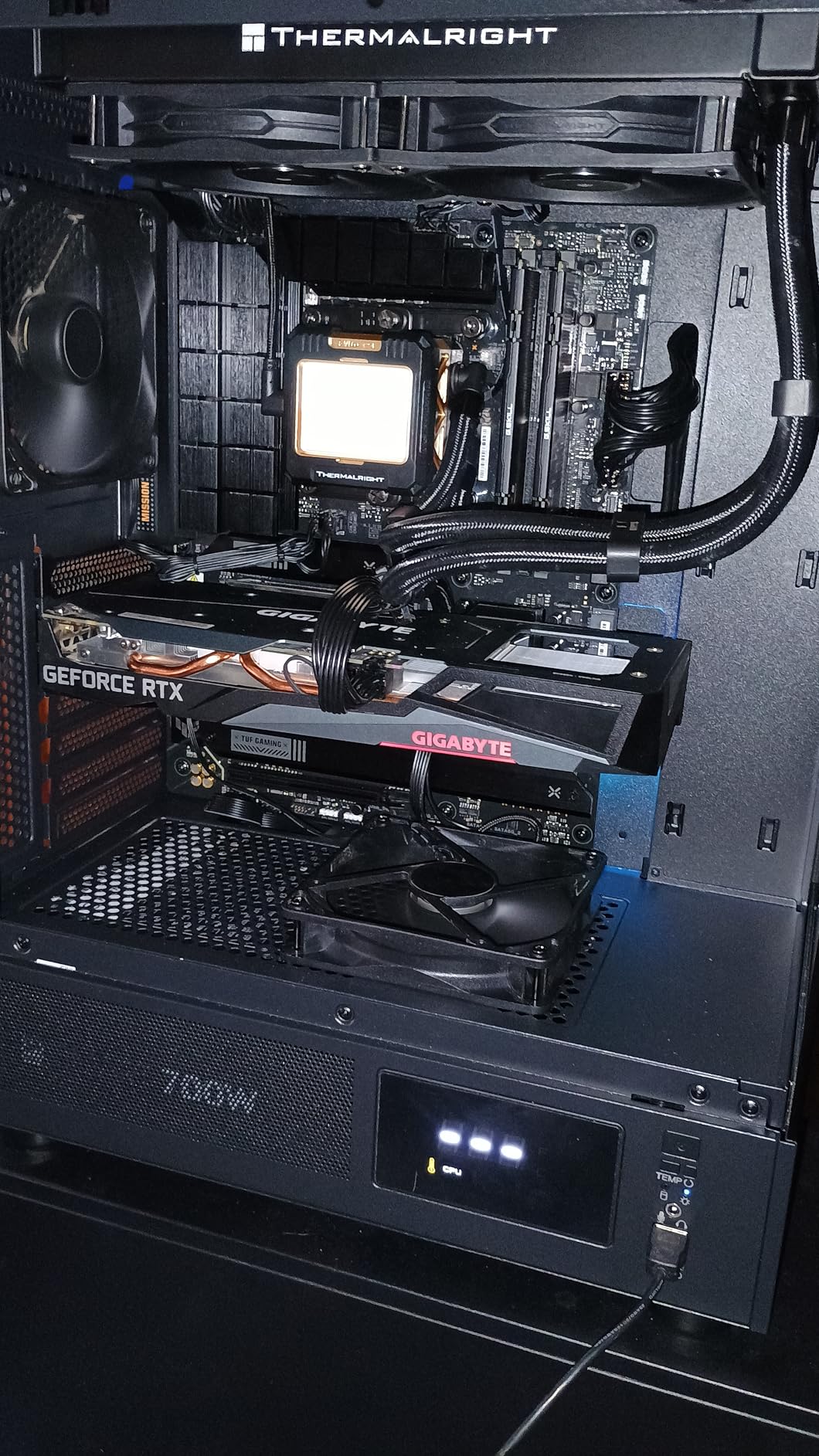 TUF GAMING B760-PLUS WIFI Intel B760 LGA 1700 ATX motherboard, Ready for 14th, 13th & 12th Gen Intel Core CPU, 12+1+1 Stages, PCIe 5.0, 3x M.2, DDR5, 2.5G, USB 3.2 Type-C, Thunderbolt 4, USB4 customer photo 1