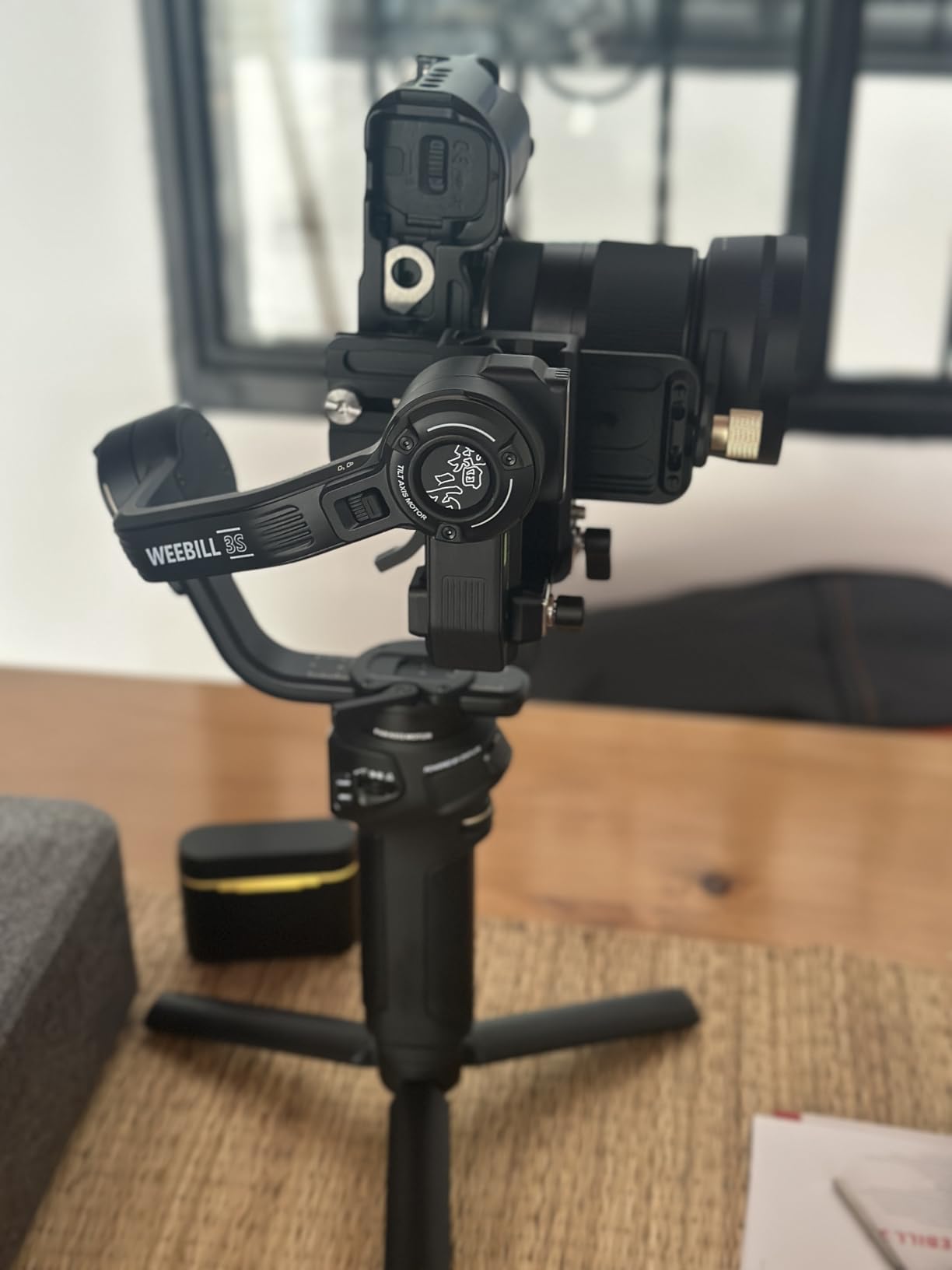 ZHIYUN Weebill 3S Combo Gimbal Stabilizer for DSLR and Mirrorless Camera Canon/Nikon/Sony/Panasonic/Fujifilm, Native Vertical Shooting, Extendable Sling Grip customer photo 1