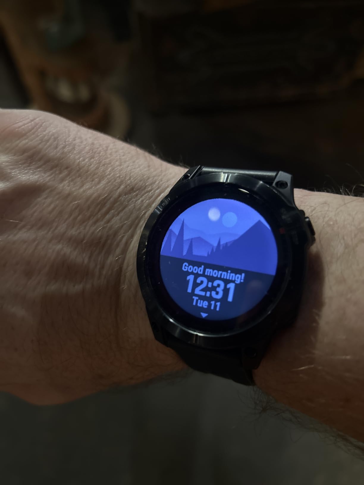 Garmin fenix 7, adventure smartwatch, rugged outdoor watch with GPS, touchscreen, health and wellness features, silver with graphite band (Renewed) customer photo 1
